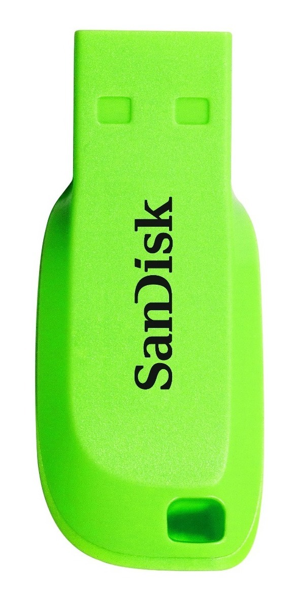 Memoria Usb Sandisk Cruzer Blade 16gb 2.0 Verde