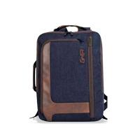 BACKPACK / MALETIN 2 EN 1 GHIA 15.6 AZUL/CAFE