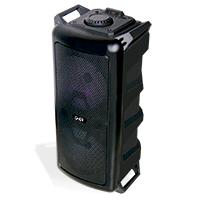BAFLE AMPLIFICADO GHIA DOBLE BOCINA 6.5 PULG RECARGABLE /BT/USB/MICROSD/MIC/CONT.R./ LUZ LED