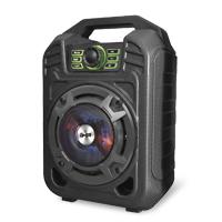 BAFLE AMPLIFICADO RECARGABLE BOCINA DE 5.25 2000W PMPO PORTATIL BT/ USB/ MICRO SD/AUX IN / LUCES LED