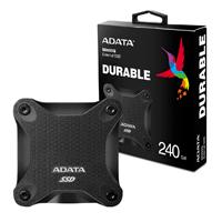 UNIDAD DE ESTADO SOLIDO SSD EXTERNO ADATA SD600Q 240GB USB 3.1  NEGRO WINDOWS/MAC/LINUX/ANDROID