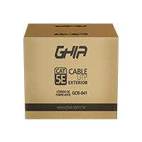 BOBINA DE CABLE EXTERIOR MARCA GHIA CAT5E CON GEL UTP CCA 305M 1000FT CERTIFICACIN CE / ROSH