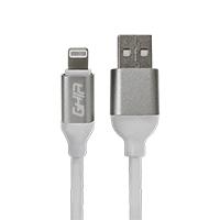 CABLE TIPO LIGHTNING GHIA 1M COLOR BLANCO