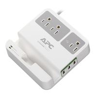 SUPRESOR DE PICOS MARCA APC ESSENTIAL 3 SALIDA5-15R 3 PUERTOS USB VOLT DE OPERACION 120V