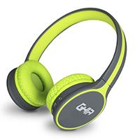 AUDIFONOS DIADEMA BLUETOOTH GHIA N1 HIFI SOUND VERDE/GRIS 10M ALCANCE BT 4.2 BATERIA 300MAH