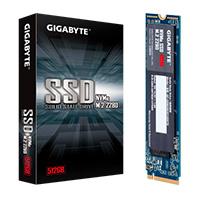 UNIDAD DE ESTADO SOLIDO SSD GIGABYTE NVME M.2 2280 512GB PCIE 3.0X4 NAND FLASH LECT 1700MB/S ESCRIT 1550MB/S