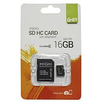 MEMORIA GHIA 16GB TIPO MICRO SD CLASE 6 CON ADAPTADOR