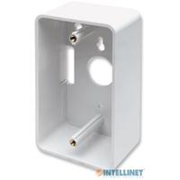 CAJA DE PARED BLANCA PARA CABLE DE RED RJ45 UTP INTELLINET 4.80CM PROFUNDIDAD