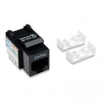 JACK RJ45 CAT5E INTELLINET UTP KEYSTONE DE IMPACTO NEGRO
