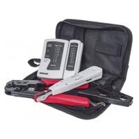 KIT DE HERRAMIENTAS INTELLINET PARA RED 4 PZS PINZA CRIMPEADORA, PONCHADORA, PELADOR DE CABLES, PROBADOR DE CABLES