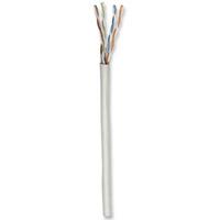 BOBINA CABLE UTP DE RED CAT5E INTELLINET CCA ROLLO 305 METROS SOLIDA COLOR GRIS