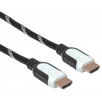 CABLE HDMI TEXTIL MANHATTAN 3.0M ETHETNET 3D 4K M-M VELOCIDAD 2.0 NEG/BLA