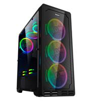 GABINETE GAMER/ OCELOT/ ATX/ CRISTAL TEMPLADO LATERAL / FILTRO POLVO MAGNETICO INFERIOR Y SUPERIOR/ ESPACIO PARA 6 VENTILADORES DE 120MM/ SOPORTA VGA HASTA 320MM/ 2 HHD 3.5