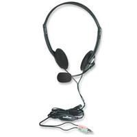 AUDIFONOS DIADEMA MANHATTAN AJUSTABLE CON MICROFONO CONTROL DE VOLUMEN 3.5MM