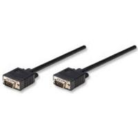 CABLE VGA MANHATTAN PARA MONITOR O PROYECTOR 30 MTS NEGRO MACHO-MACHO