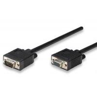 CABLE VGA MANHATTAN PARA MONITOR O PROYECTOR 11 MTS NEGRO C/FERRITAS MACHO - MACHO