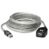 CABLE USB MANHATTAN V2.0 EXTENSION ACTIVA 4.9 M DE ALTA VELOCIDAD ENCADENABLE 15 MTS