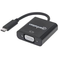 CABLE CONVERTIDOR MANHATTAN USB-C 3.1 A VGA HD15 MACHO-HEMBRA