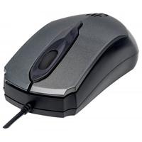 MOUSE OPTICO USB MANHATTAN.TRES BOTONES CON RUEDA DE DESPLAZAMIENTO MODELO EDGE .1000 DPI COLOR GRIS
