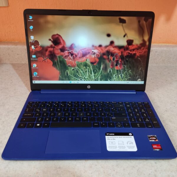 Laptop Hp 15 Amd Ryzen 3 8gb 256gbssd 15.6 Azul
